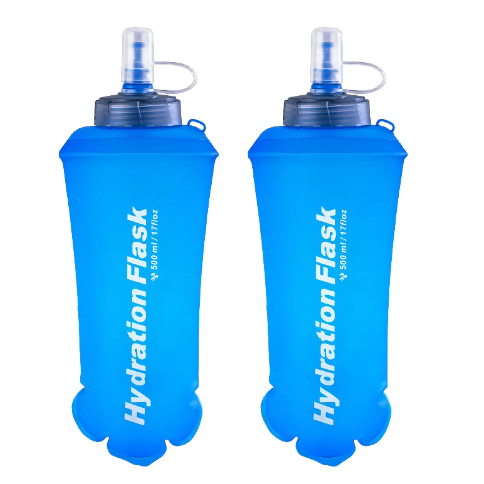 Collapsible Soft Water Flask – Lightweight Running & Sports Hydration Bottle (40g)