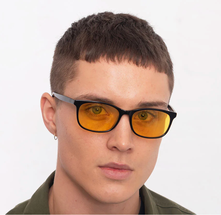 Helio FocusPlus™ Yellow Lens Blue Light Blocking Glasses – Day & Night Protection