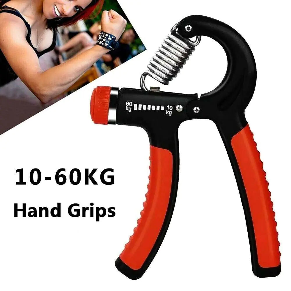 Adjustable Hand Grip Strength Power Trainer – Forearm, Wrist & Finger Strengthener for Fitness, Sports & Rehabilitation