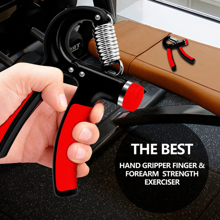 Adjustable Hand Grip Strength Power Trainer – Forearm, Wrist & Finger Strengthener for Fitness, Sports & Rehabilitation
