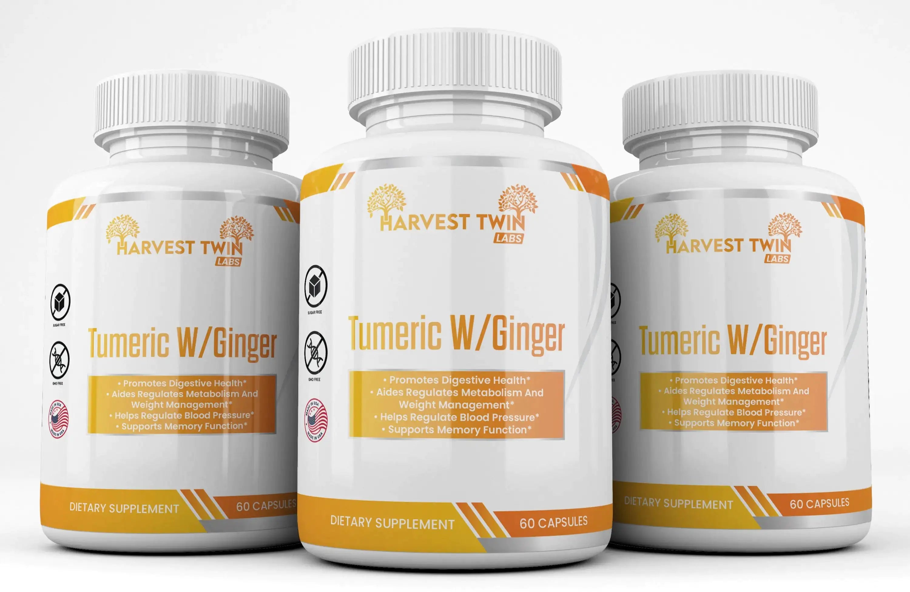 Turmeric & Ginger Capsules – Joint Support, Inflammation Relief & Immune Boost – High Potency with Black Pepper for Absorption