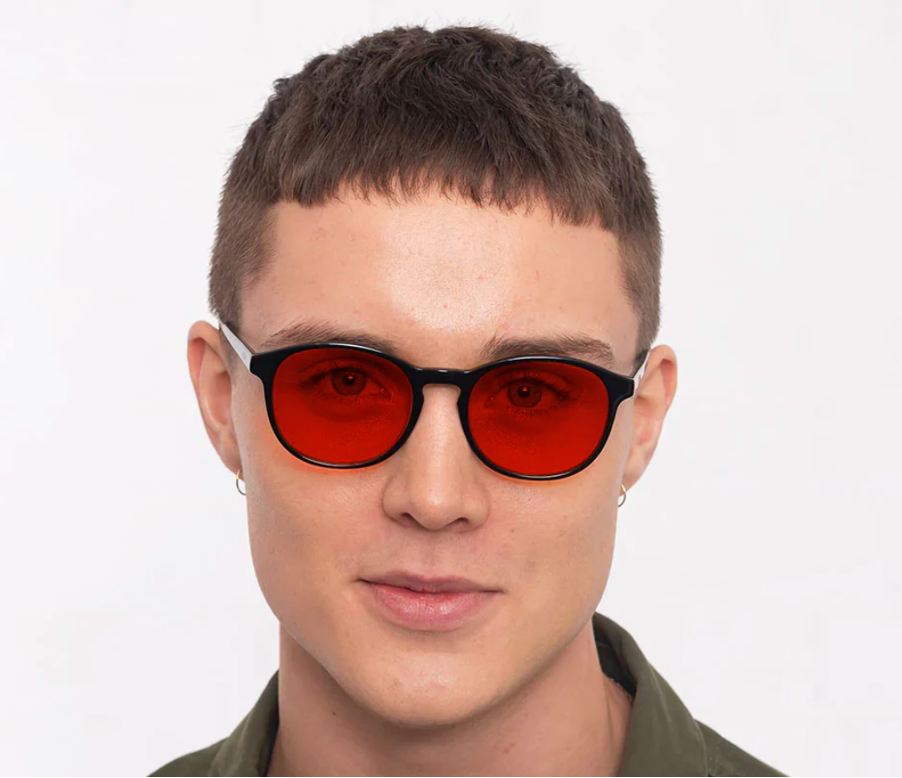 Zenith SleepSync™ Red Lens Blue Light Blocking Glasses – Night-Time Sleep Glasses