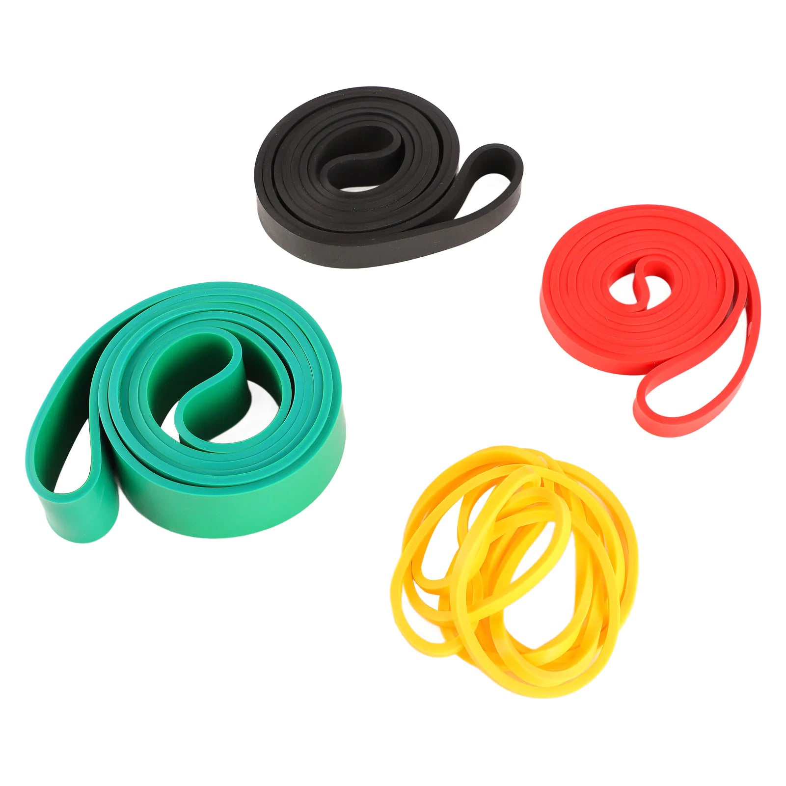 4‑Pack High‑Elastic TPU Resistance Bands – Multi‑Level Exercise Bands for Strength Training, Shaping & Rehab