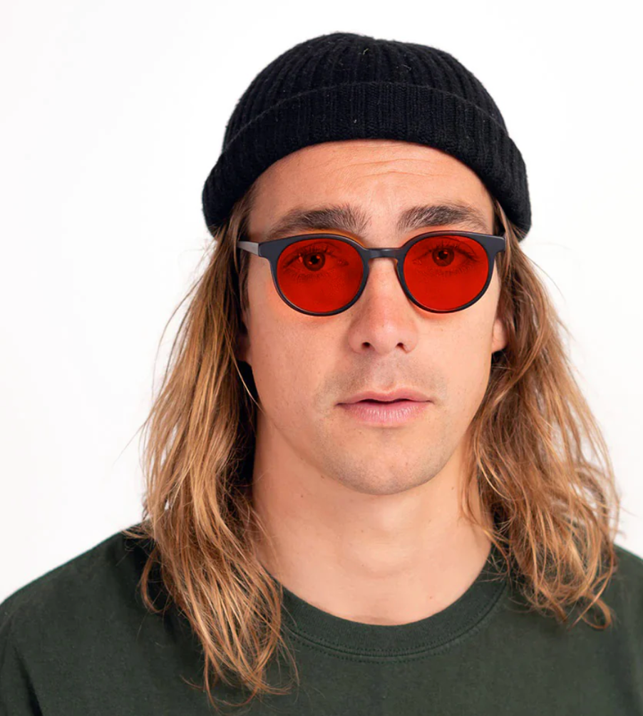 Lennox SleepSync™ Red Lens Blue Light Blocking Glasses – Night-Time Sleep Glasses