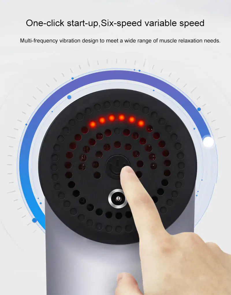 Deep Tissue Percussion Massage Gun – Cordless Handheld Muscle Massager for Powerful Recovery, Pain Relief & Relaxation