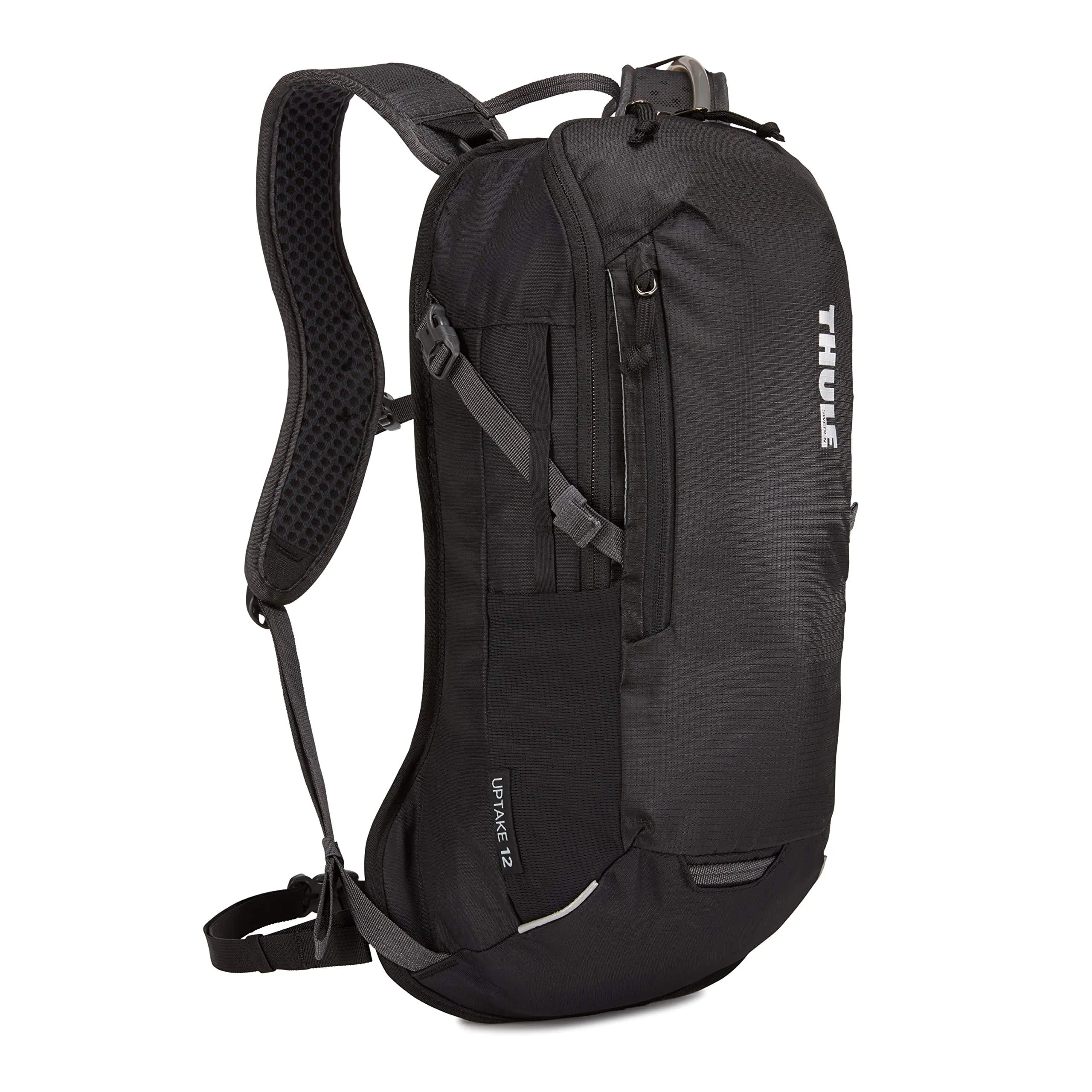 Thule UpTake 12 L Hydration Pack – Black Backpack with 3 L QuickDraw™ Reservoir, Ventilated Harness & Multi‑Sport Storage