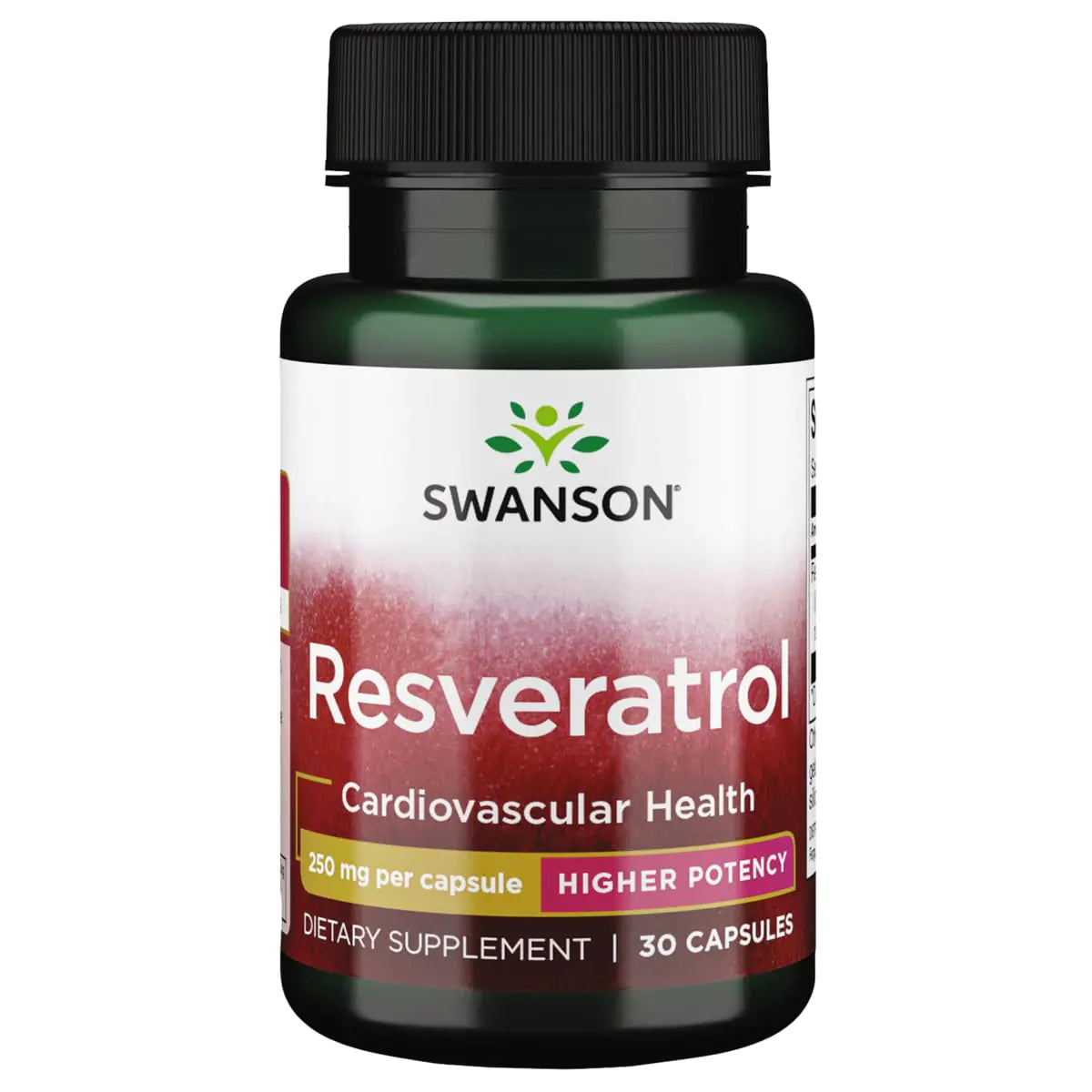 Swanson Resveratrol 250mg – Antioxidant & Longevity Support Supplement – 30 Capsules