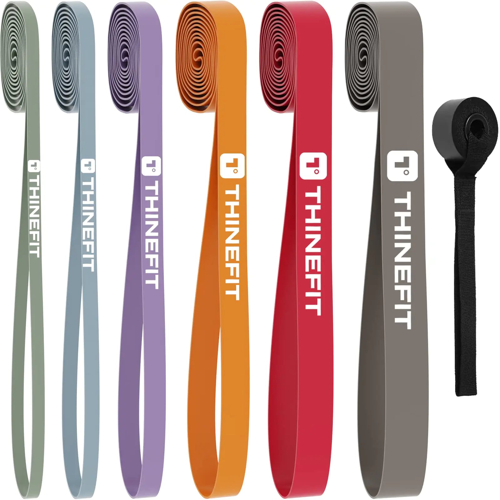 Pull Up Bands – Resistance Band Set for Assistance, Strength Training, Stretching, Physical Therapy & Full Body Workouts