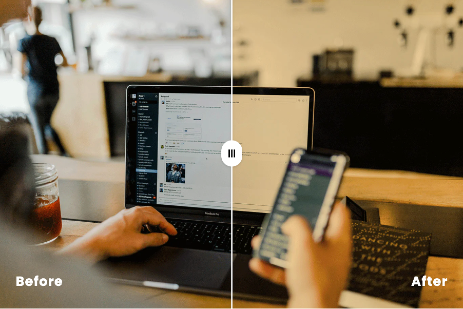 Otto FocusPlus™ Yellow Lens Blue Light Blocking Glasses – Day & Night Protection