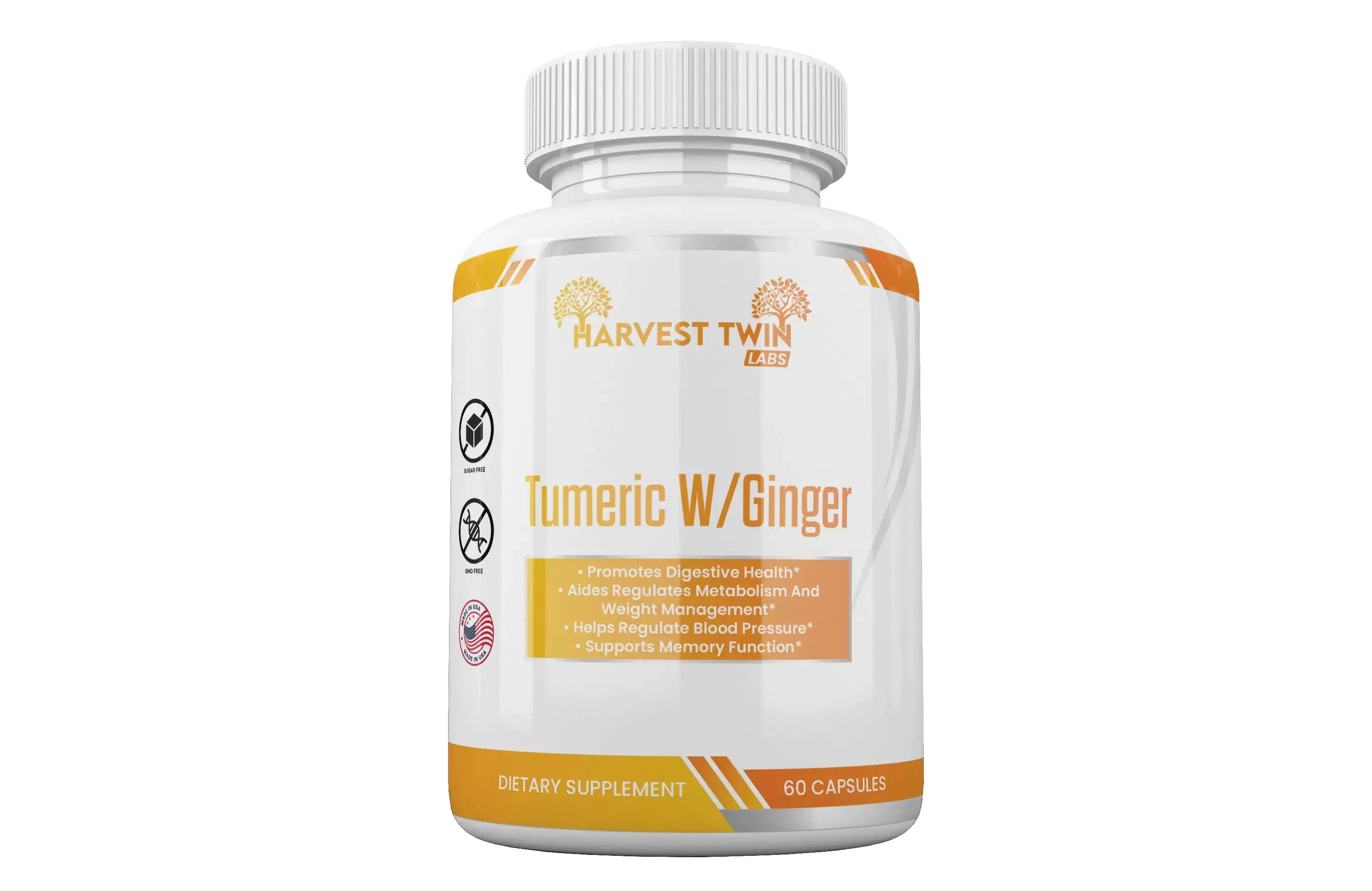 Turmeric & Ginger Capsules – Joint Support, Inflammation Relief & Immune Boost – High Potency with Black Pepper for Absorption